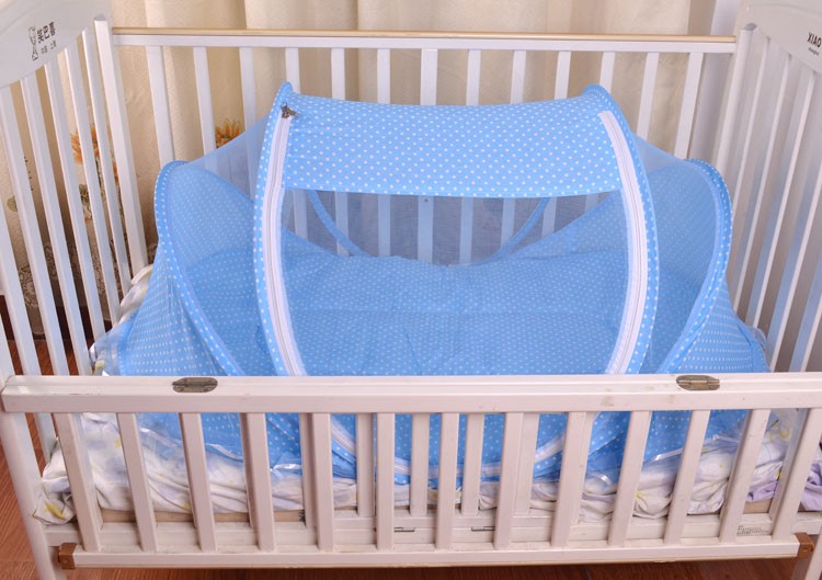 Kit Mosquiteiro Dobável para Bebê com Colchão e Travesseiro — Proteção Completa 0-2 Anos
