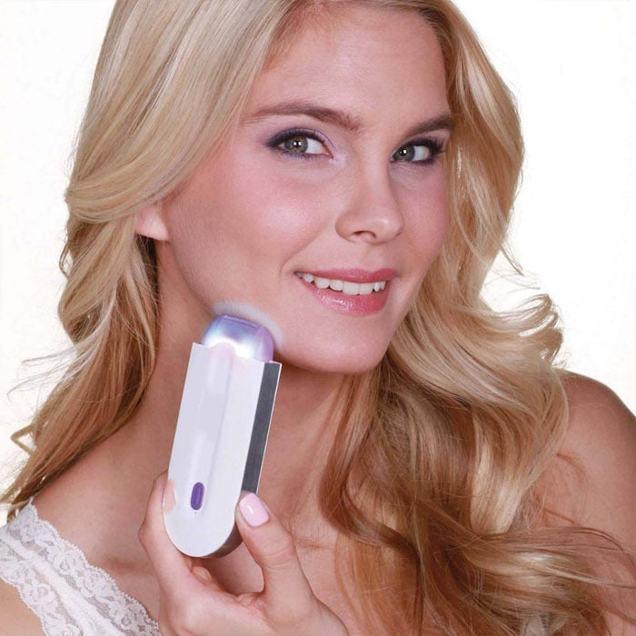 Depilador a laser feminino tipo indução, depilador elétrico, barbeador para remoção de pelos.