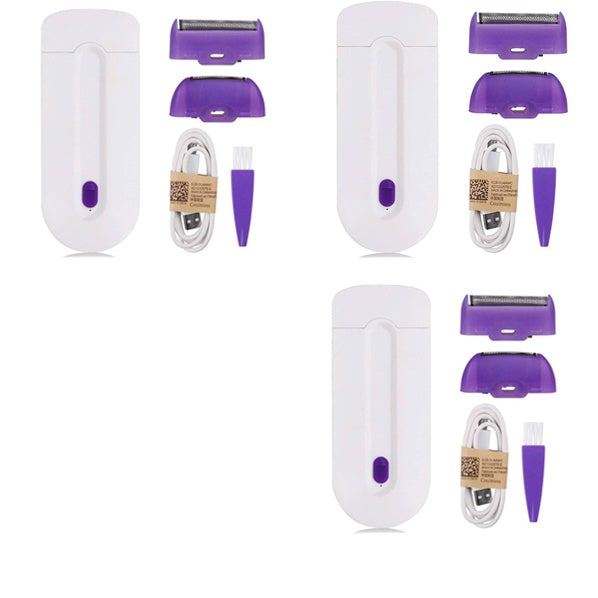 Depilador a laser feminino tipo indução, depilador elétrico, barbeador para remoção de pelos.