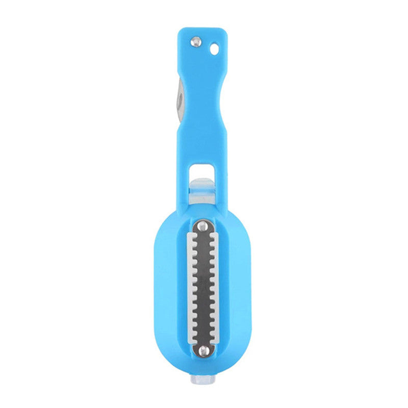 Raspador de Escamas Fish Design — Com Tampa Protetora e Material Food Grade