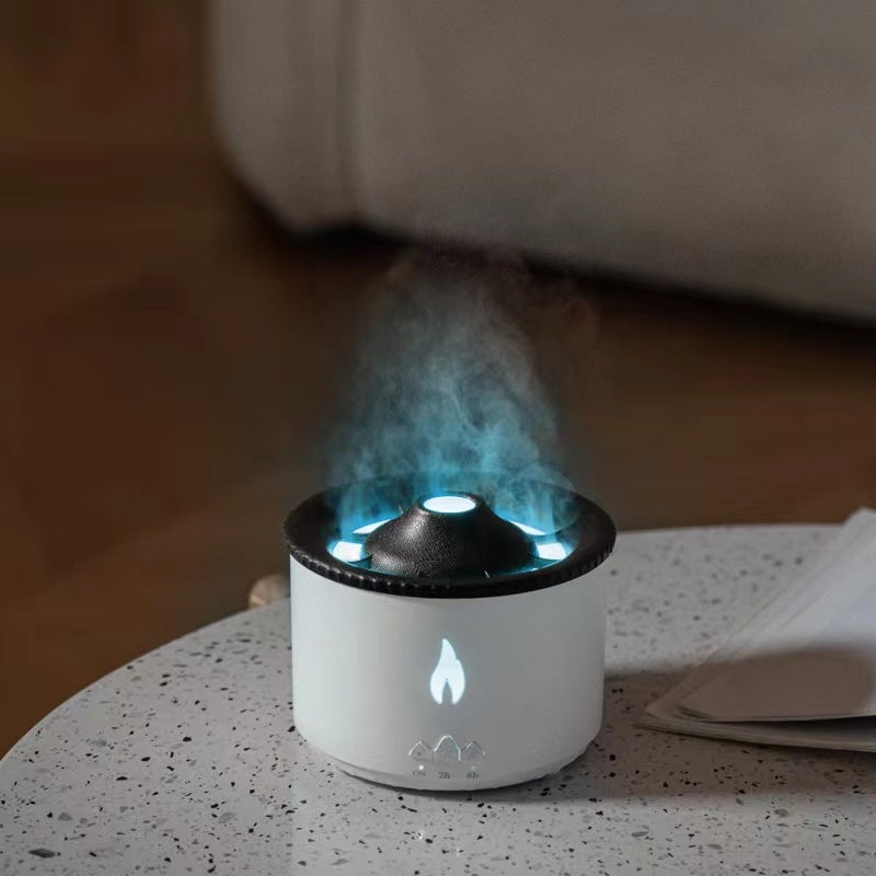 Umidificador Ultrassônico com Chama e Aromaterapia — Transforme seu Lar em um SPA