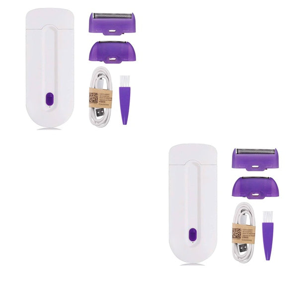 Depilador a laser feminino tipo indução, depilador elétrico, barbeador para remoção de pelos.