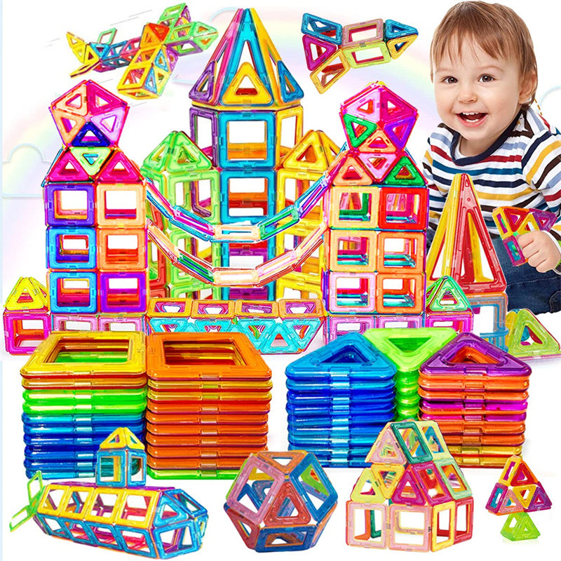Blocos Magnéticos DIY — Brinquedo Educativo STEM para Crianças