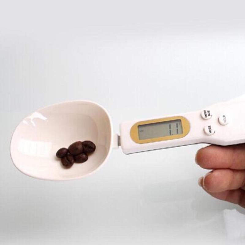 Colher de cozinha digital LCD eletrônica para medir o peso de alimentos, incluindo colheres medidoras