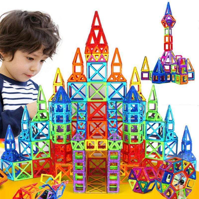 Blocos Magnéticos DIY — Brinquedo Educativo STEM para Crianças