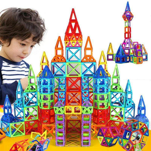 Blocos Magnéticos DIY — Brinquedo Educativo STEM para Crianças