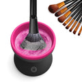 Máquina de limpeza de pincéis de maquiagem elétrica portátil automática USB, compatível com pincéis de maquiagem de todos os tamanhos.