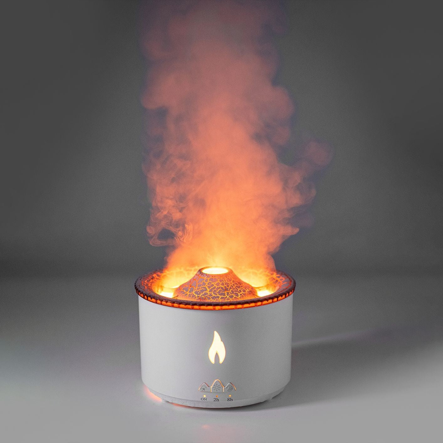 Umidificador Ultrassônico com Chama e Aromaterapia — Transforme seu Lar em um SPA