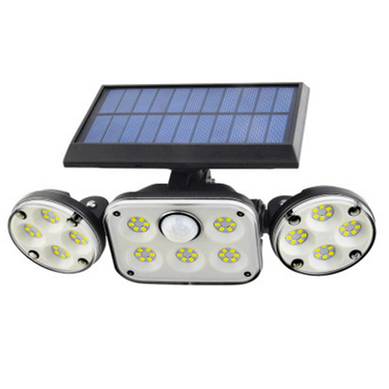 Luminária Solar de Parede com Sensor de Movimento — 74 LEDs, IP65, 8-10h de Iluminação