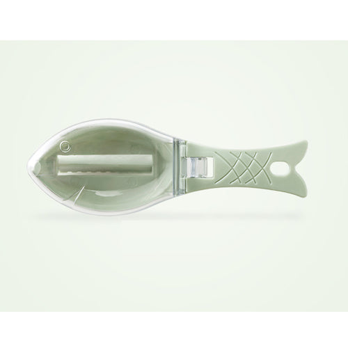 Raspador de Escamas Fish Design — Com Tampa Protetora e Material Food Grade