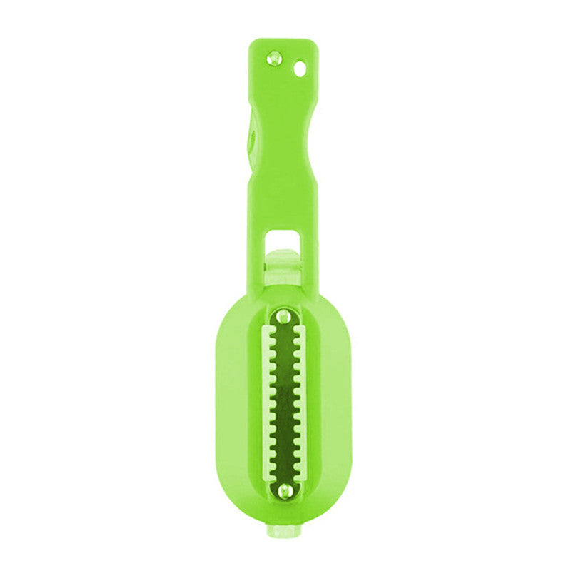 Raspador de Escamas Fish Design — Com Tampa Protetora e Material Food Grade