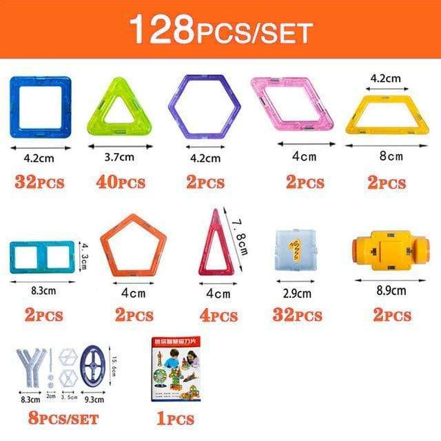 Blocos Magnéticos DIY — Brinquedo Educativo STEM para Crianças