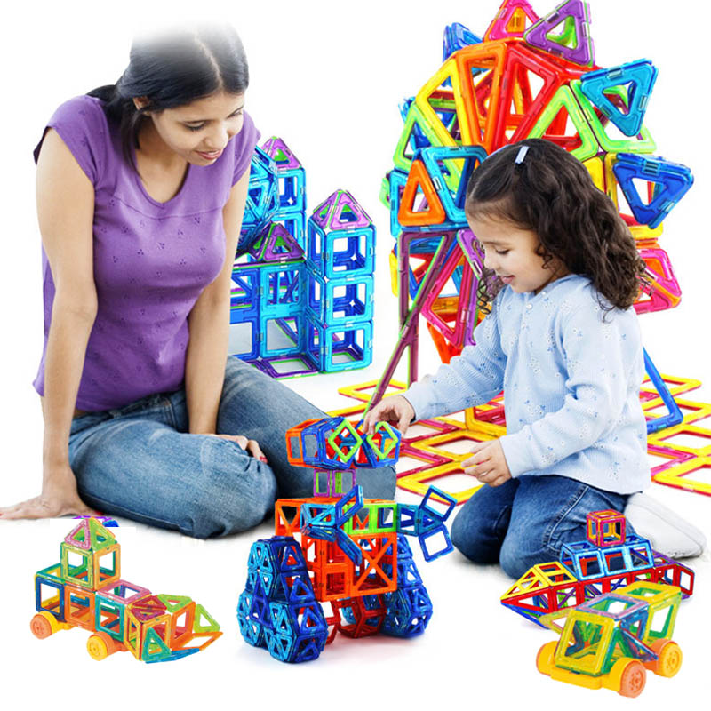 Blocos Magnéticos DIY — Brinquedo Educativo STEM para Crianças