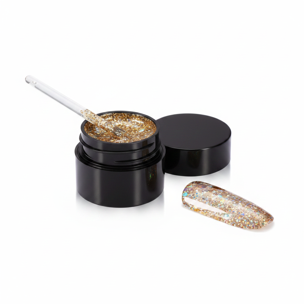 Gel Glitter Dourado Rosalind